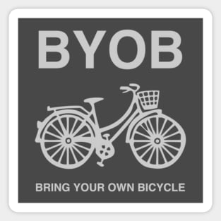 BYOB Bring Your Own Bike Sticker